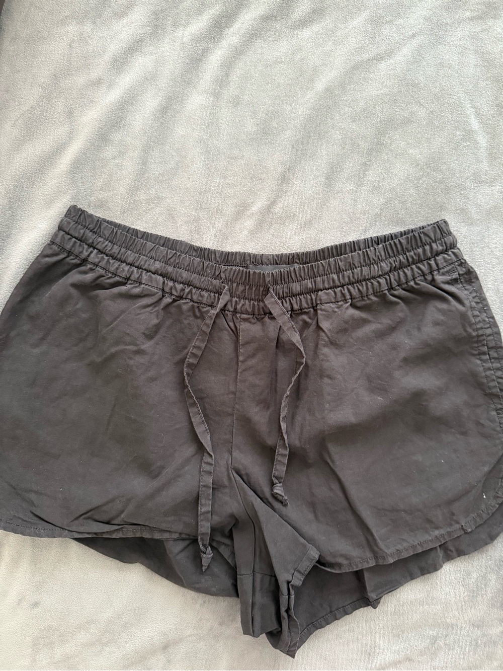Talula Black Elastic Waist Athletic Lounge Shorts
